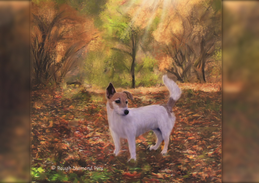 jack russel painting
