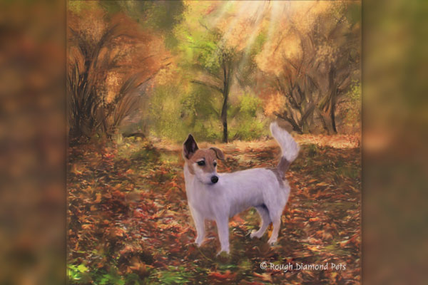 jack russel painting
